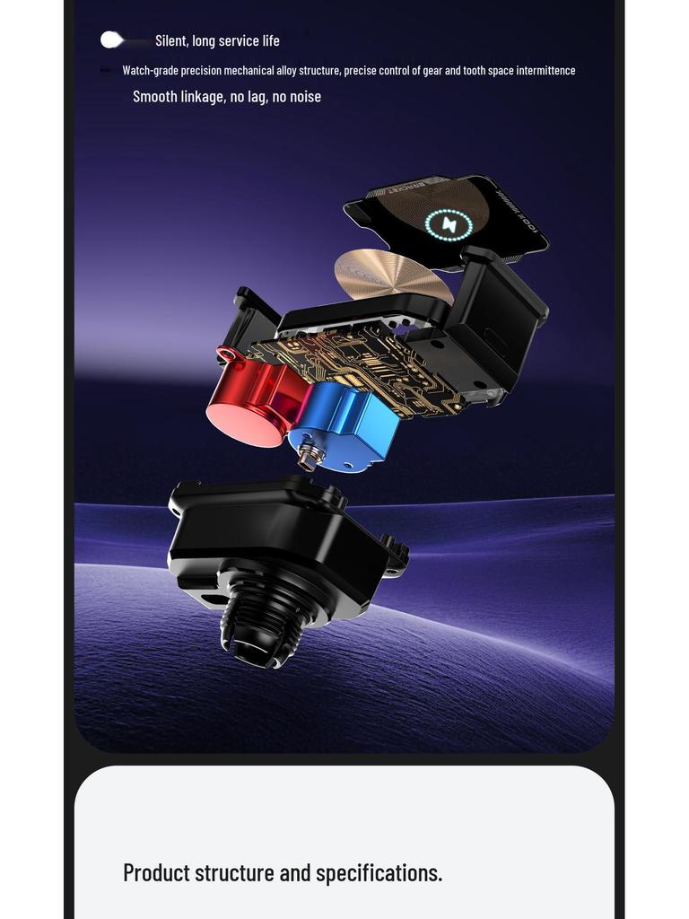 Universal Electric Dual Motor Car Phone Holder with Rotating Lift Design