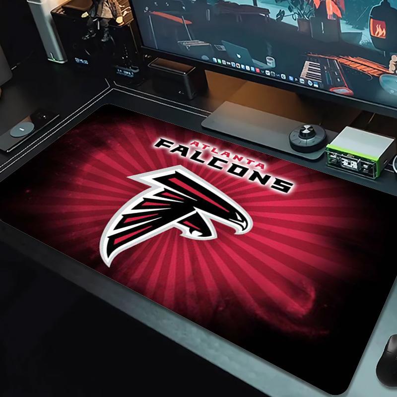 Atlanta Falcons Color Mouse Pad Large Gaming Table Cushion Non-slip Laptop Tablet Big Mousepad XXL Mat Mini PC Playmat With Lock Edge