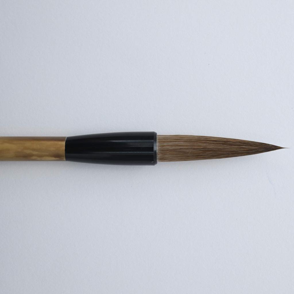 Ikkyuen Kumano Brush Calligraphy Brush for Japanese Paper Kuho Brush Brown Cell