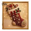 Artistic Faux Pearl Bead Kits Christmas Art Kit, Winter Scene DIY Painting Holiday Craft for Kids 3D Sparkling Animal Wall Kit Adults,