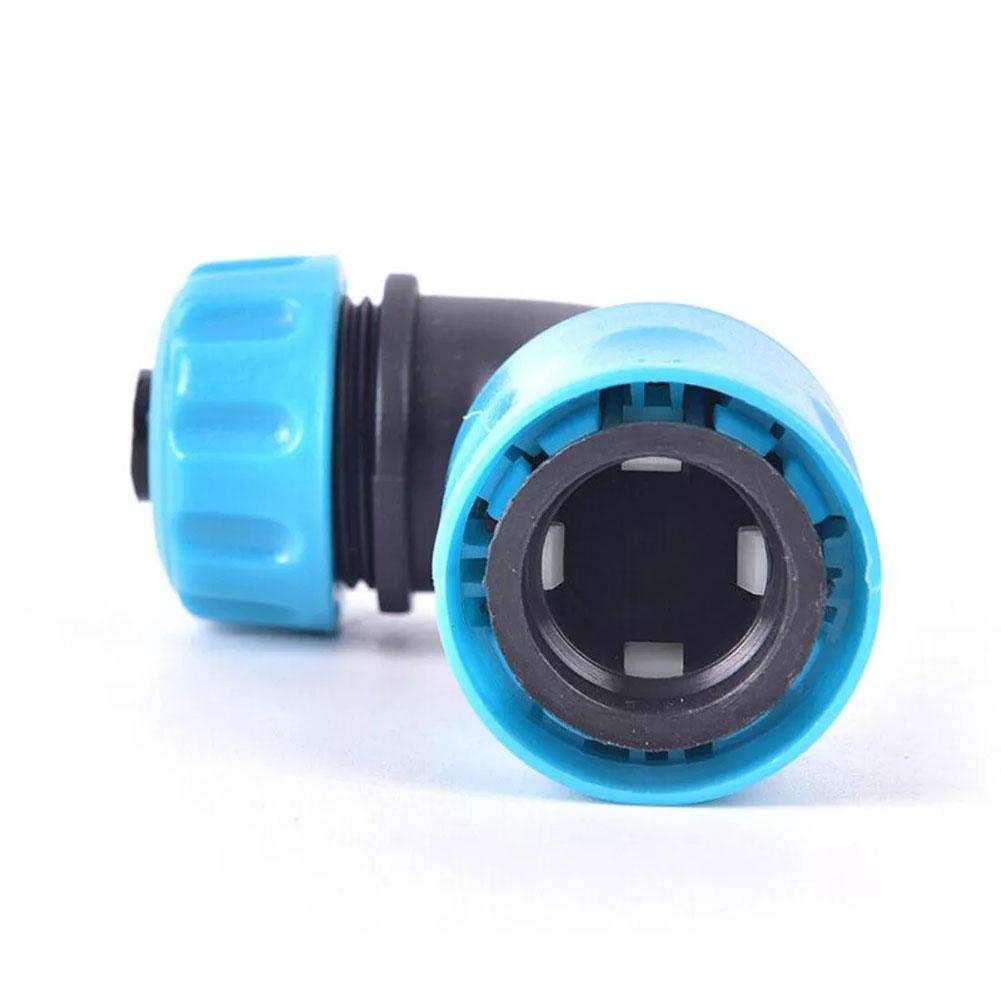 1/2" (12.5mm) ABS Garden Water Connector Soft Water Pipe Elbow Faucet Joint Garden Irrigation Hose Rapid Connection Adapter Tool