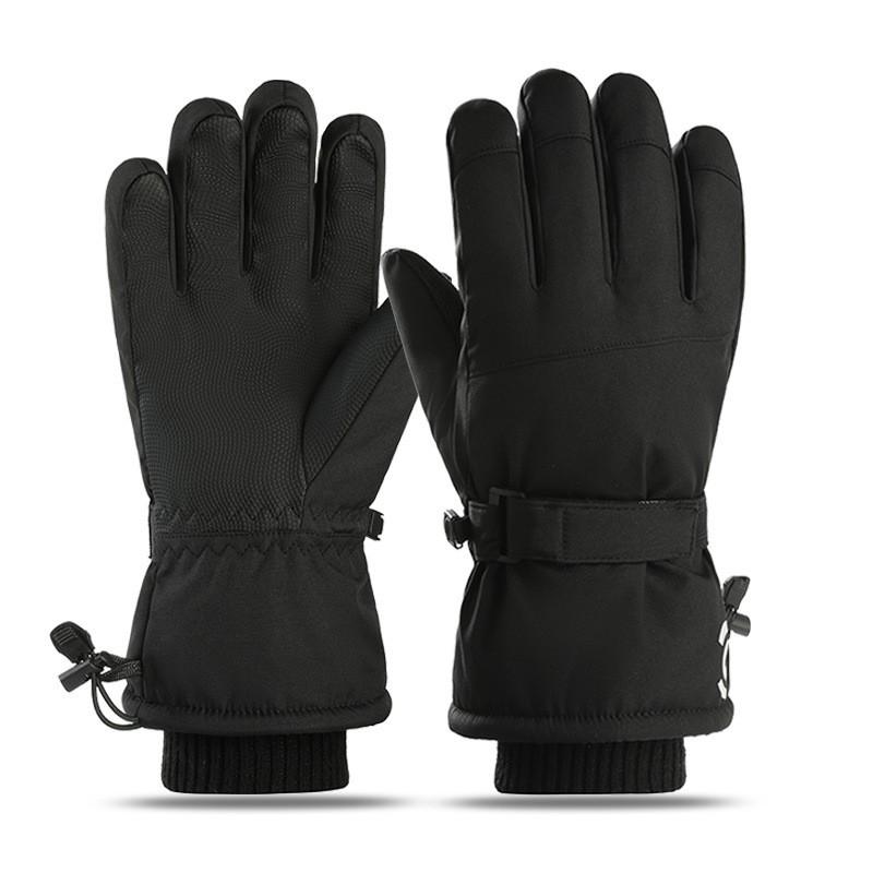 Winter Ski Gloves Men Women - Touchscreen Compatible Windproof Waterproof Thermal Lined Anti-Slip Thick Fleece