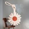 Handmade Daisy Keychain for Bags And Keys Crafted from PU Leather With Sturdy Designs