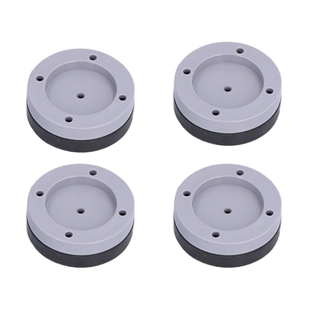 4Pcs Non Slip Anti Vibration Pad Anti Shock Absorbing Feet Pad for Automatic Washing Machine