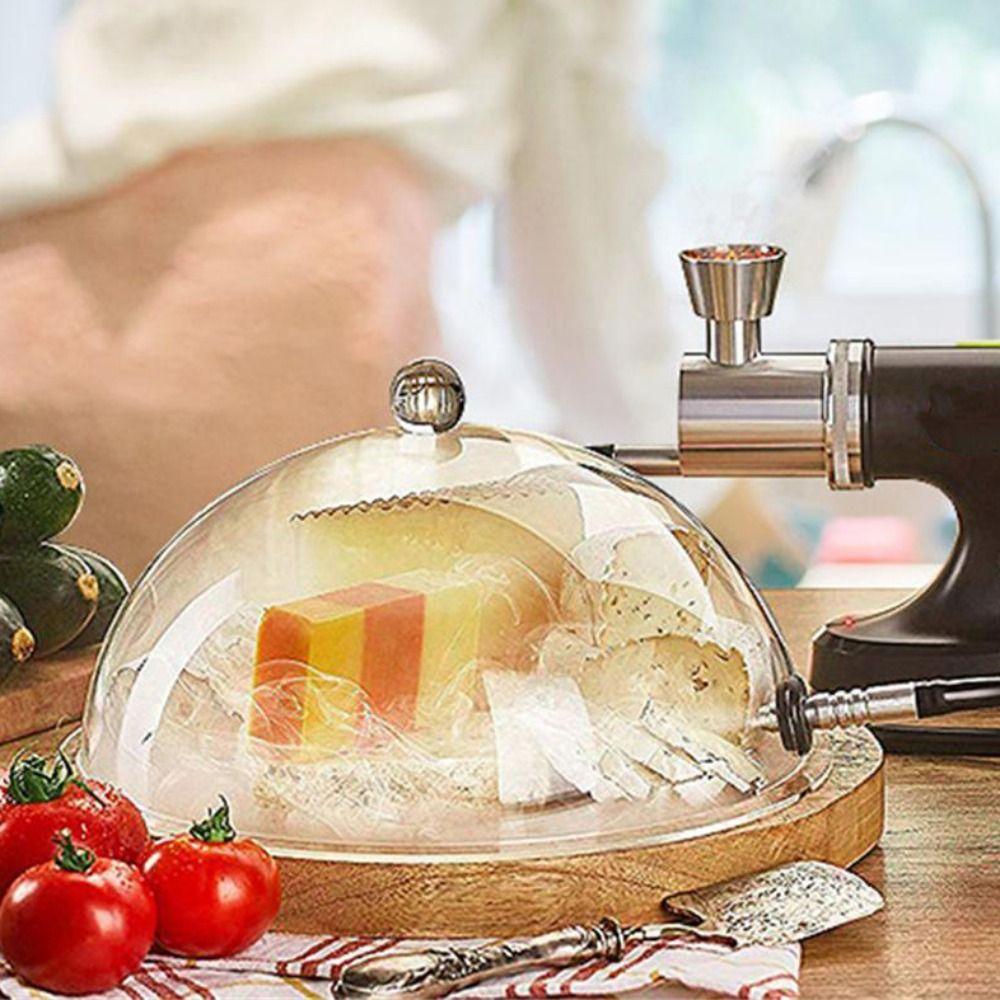 Smoke Infuser Accessory Household Cake Cloche Smoke Hood Fume Hood Smoking Dome Cover Dessert Lid