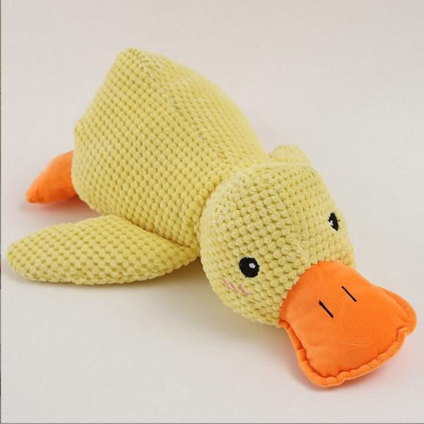 Dingdongpet Pet Quack Quack Giant Duck Attachment Doll, Yellow, 1 Piece
