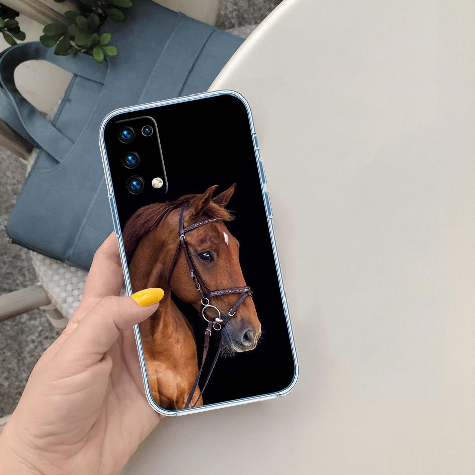 FM22 Fine Horse Soft Shell Transparent Phone Case for Motorola Moto Edge 20 30 40 50 S30 Fusion Ultra Pro Neo Lite + G200 G23
