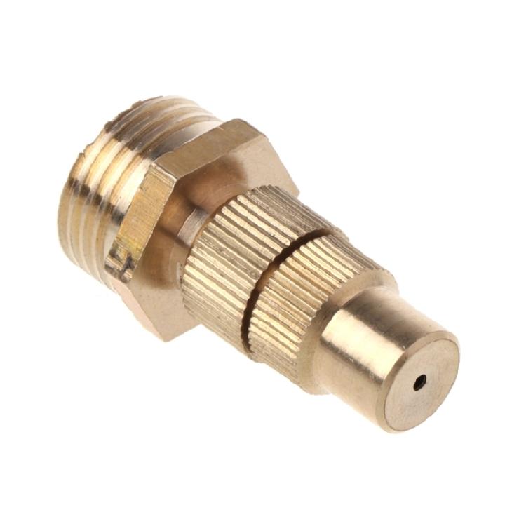 Brass High Atomization Nozzles Gardenings Misting Spray Nozzles Cooling Watering