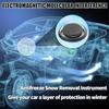 Neu für den Winter Elektromagnetischer Eis-Schmelzer Enteisungsmittel Molekular Tragbar Auto Frostschutzmittel Werkzeuge Solarstromversorgung Runder Schneeräumer