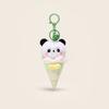 Ice Animal Colorful Cream Plush Keychain Featuring Adorable Fox Rabbit Otter Cat And Bear