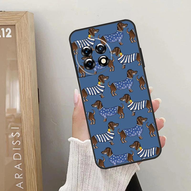 Dogs Dachshund Cute Case For OnePlus Nord 5 CE 2 3 4 Lite N20 N30 OnePlus 15 R 13R 12R 10R 13T 10T 11 12 13 Cover