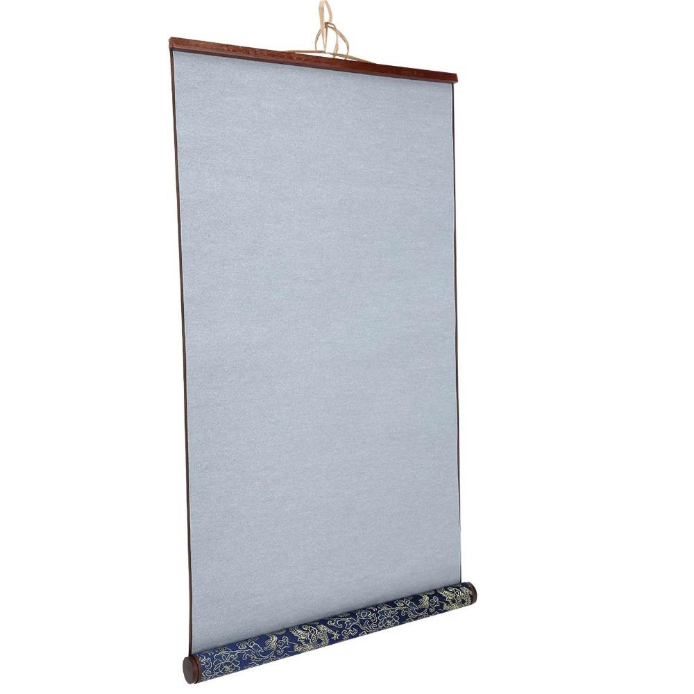 Reusable Water Writing Cloth 30.7×15 Inch Large Calligraphy Practicing Tool Scroll Style Magic Canvas Reusable Calligraphy Paper