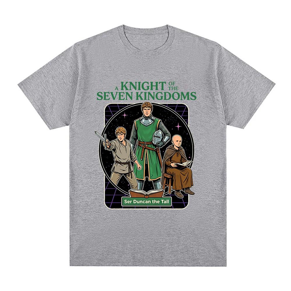 A Knight of The Seven Kingdoms T-Shirt Summer Casual T-Shirts Women/men Cotton  Short-Sleeve Round Neck Graphic Printing Tshirt