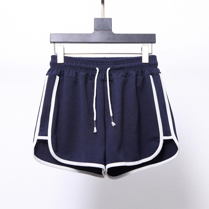 

Брюки хорошего качества для женщин Весенние и летние спортивные шорты Женские брюки больших размеров с широкими штанинами Пижамные брюки для женщин S тёмно-синий