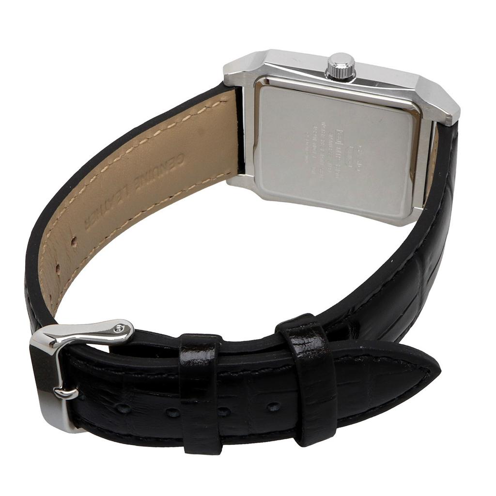 Casio Standard Analog Navy with Black Leather International Model Watch, Quartz, Band, MTP-B190L-2BV