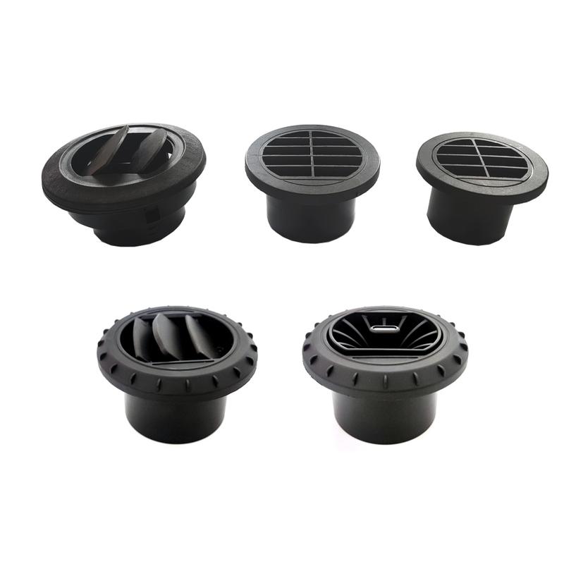 42mm/60mm/75mm Warm Heater Parking Heater Air Vent Car Heater Ducting Duct Air Outlet Black For Webasto Truck Auto Parts