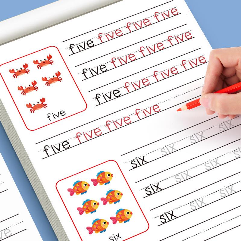 English Alphabet Coloring and Pen Control Practice Book for Kindergarten