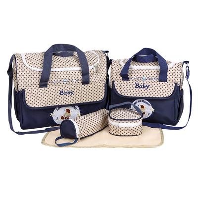 Mommy Bag One Piece Multifunctional Large Capacity Fashionable Waterproof Cartoon Shoulder Cross Body Bag Bear and Mother Bag