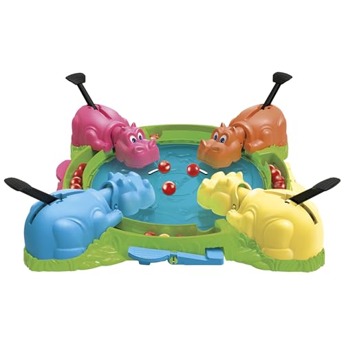 Hasbro Gaming Hungry Hungry Hungry Hippos Game for Preschoolers | Instant Marble Restart, Easy Setup & Storage | Ages 4+ | 2-4 Players | Kids Game