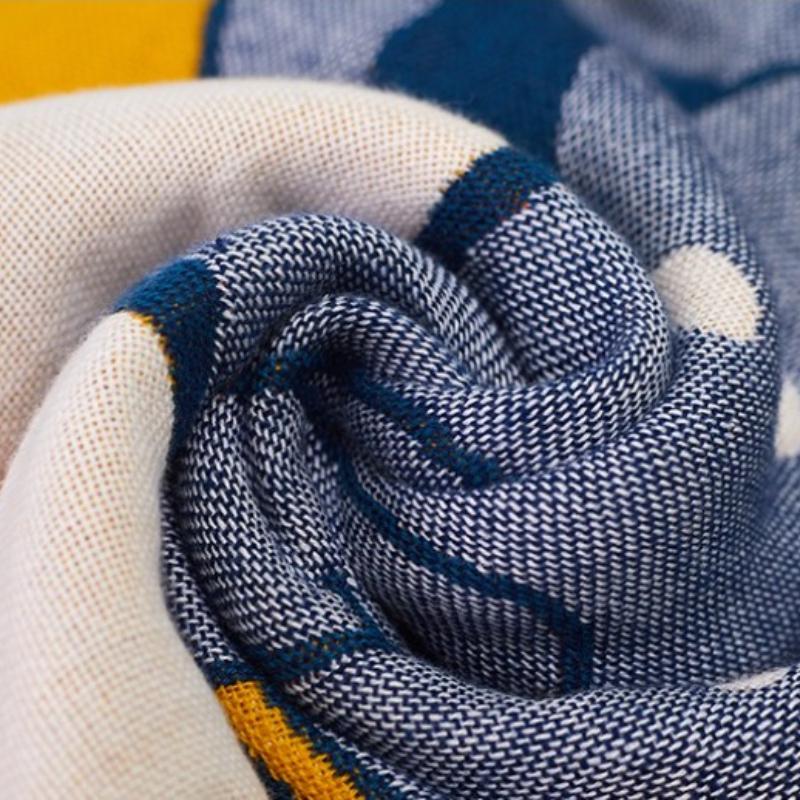 Pure Cotton Bath Towel - Four Layer Cotton Gauze Large Towel 70 X 140cm, Soft Absorbent for Bathing Shower