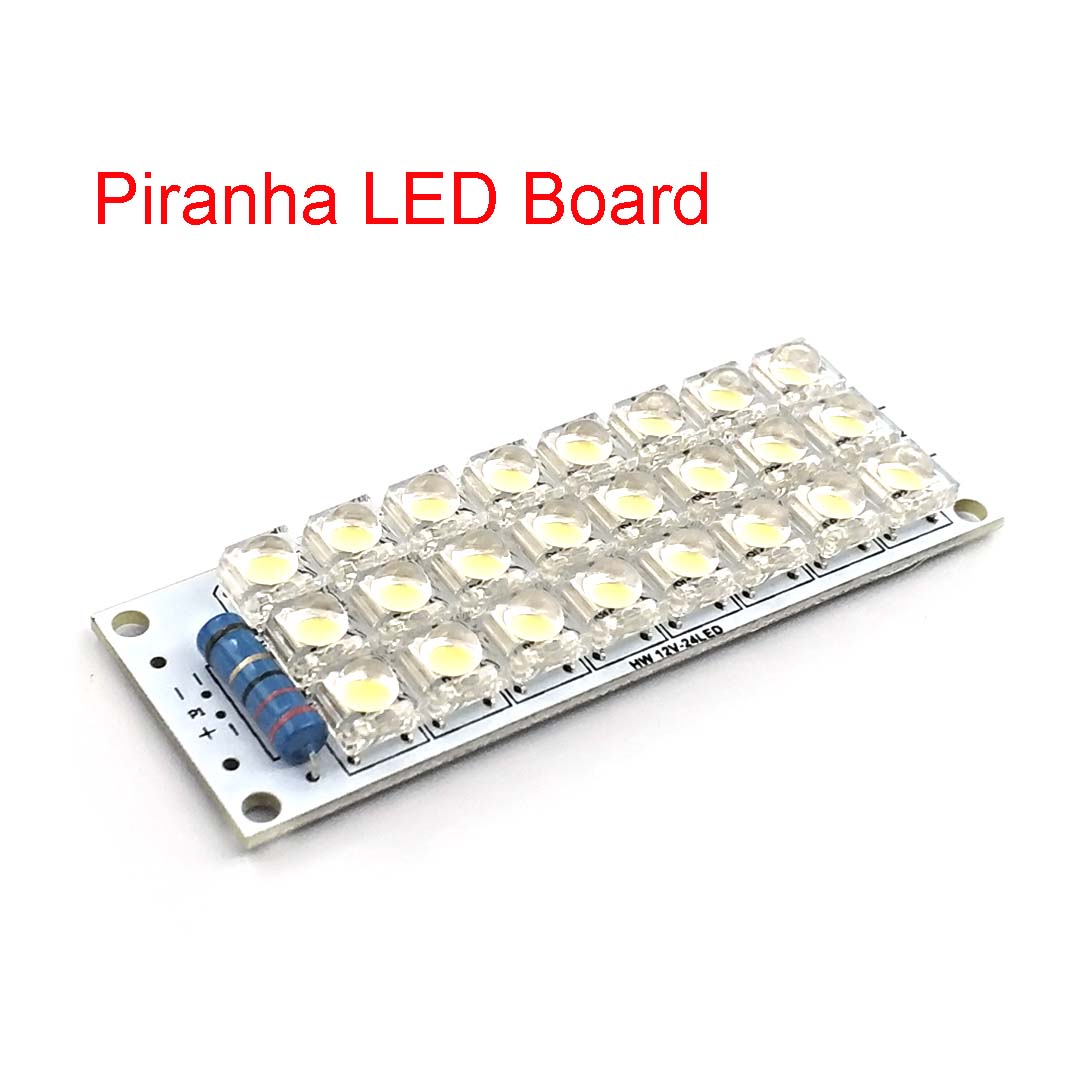 

DC 12V 24-LED Сверхяркая белая светодиодная плата Piranha Ночные светодиодные фонари Лампа зелёный