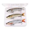 Set of 3 Artificial Baits Kit 10cm 17g Sinking Swimbait Crankbaits Premium Wobbler Lures for Pike Fishing