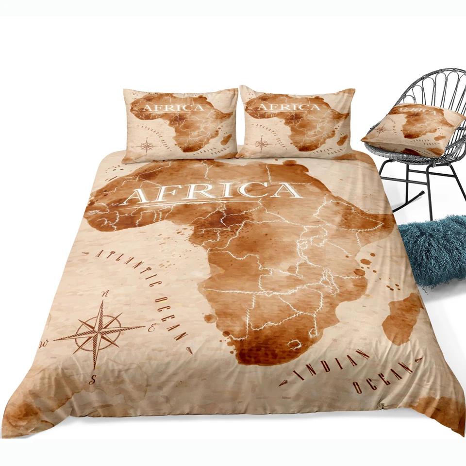 African Print Bedding Sets Bed Sets Duvet Cover Set Pillow Covers Luxury Bohemia Decoration Textile Bohemian Style NO Bed Sheet