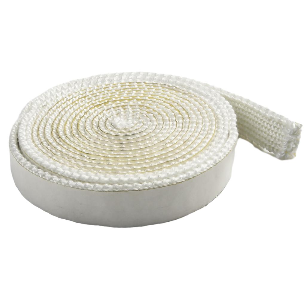 Premium Pellet Stove Gasket with Oven Door Seal 300CM Fiberglass Flat Rope 18mm Width 3mm Thick for Efficient Heating