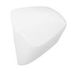 Door Side Rear View Mirror Cover White Shockproof Scratch Resistant Stylish Wing Mirror Cap for Vehi