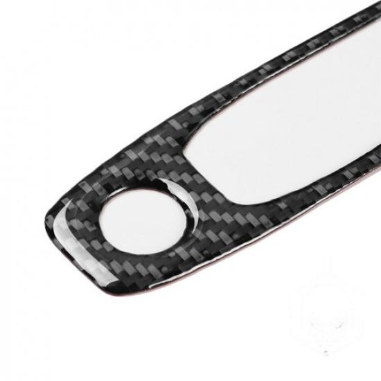 For Tesla Model 3/Y 2017- Carbon Fiber Interior Headlight Switch Cover Trim