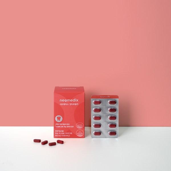 

[Official Distributor] Neomedix Denti Formula Teeth Bone Health Calcium Nutrient 60 Tablets 1 Month, 1 Piece, Korean essential health food