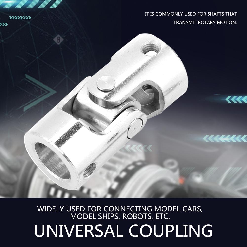 Shaft Coupling Motor Connector DIY Steering Length 35mm OD 16mm Universal Joint (10*10mm)