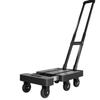Foldable Retractable Trolley: Portable Cart for Household, Shopping, or Luggage