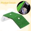 Turtle Resting Basking Drying Platform Reptile Tortoise Climbing Ladder Simulated Lawn Tank Decoration Habitat Decor