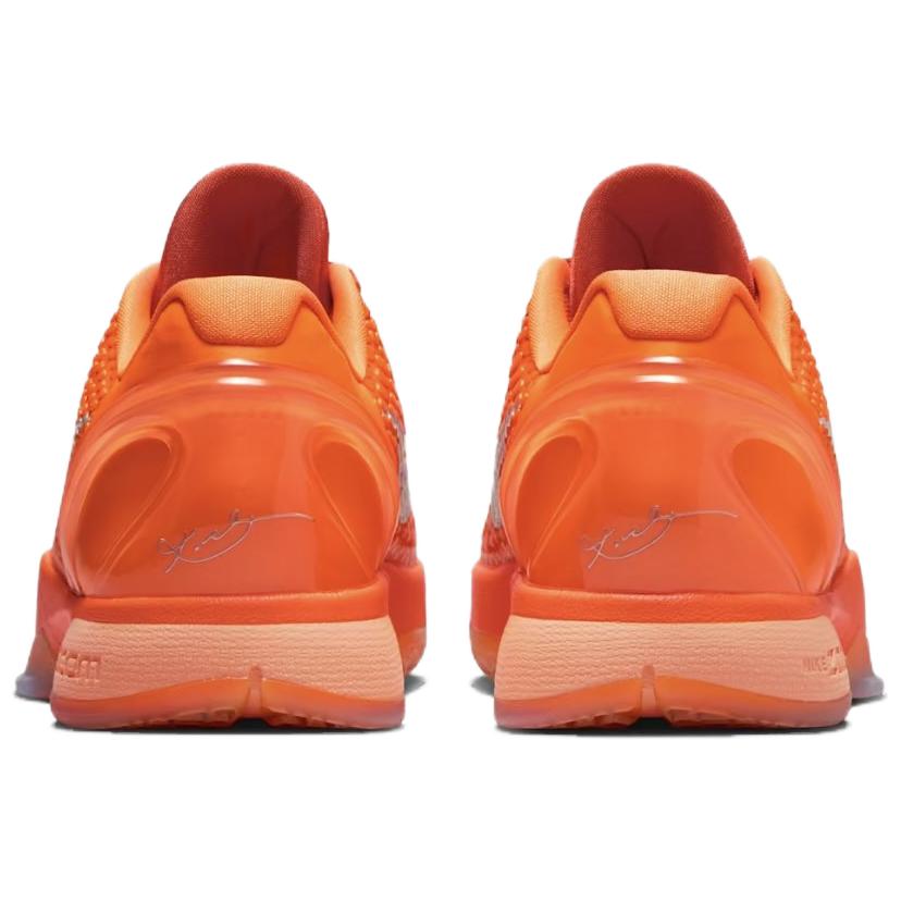 Nike Zoom Kobe 6 Protro Total Orange Unisex Sneakers Metallic-Silver Cosmic-Clay IH1871-800