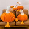 Up Dress Pumpkin Goose Animal Plush Toy Kids Birthday Gift Home Decorations