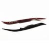 Car Front Head Lamp Headlight Eyebrow Sticker Headlamp Eyelid Trim Cover Brow Strip Carbon Fiber For Mazda 6 2003-2013