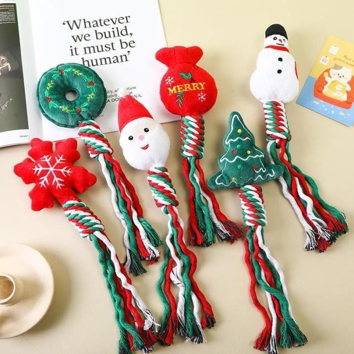 Jouet en Corde - 6pcs - Noël - Durable - Lavable - Interactif