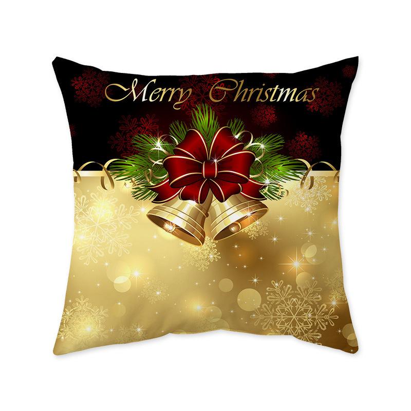 Christmas Festive Cushion Pillow Cover Ins Style Fashionable Bedroom Living Room Sofa Decorative Pillow Cover