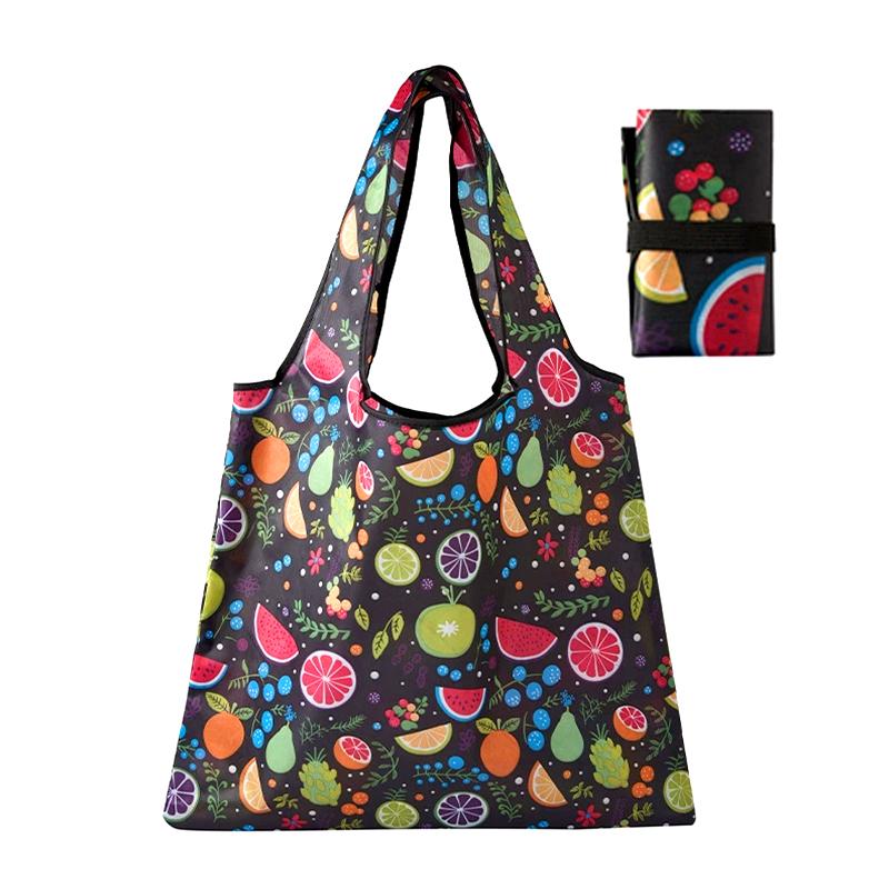 1 шт Сумка-тоут для продуктов складная полиэстер моющаяся большой вместимости перерабатываемые хозяйственные сумки экологичные продукты 569₽