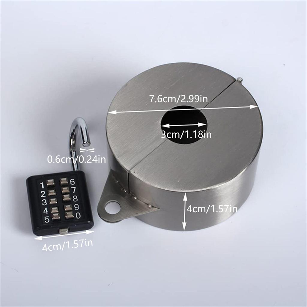 Gate Valves Lockout Device With Password Padlock Outdoor Faucet Lock Water Spigot Lock Safety Cover for Faucet Valves