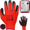 Mercator Tech Red+Black Latex Work Gloves - - 12 Pairs