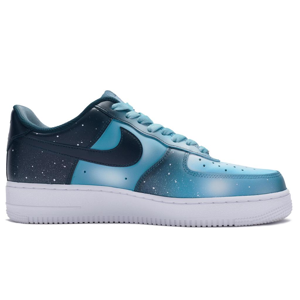 Nike Air Force 1 Low 811 Manufacturing, Galaxy, Special Shoe Box Low top Skateboard Shoes Men's Blue White CW2288-111(Team80-S-BOX)