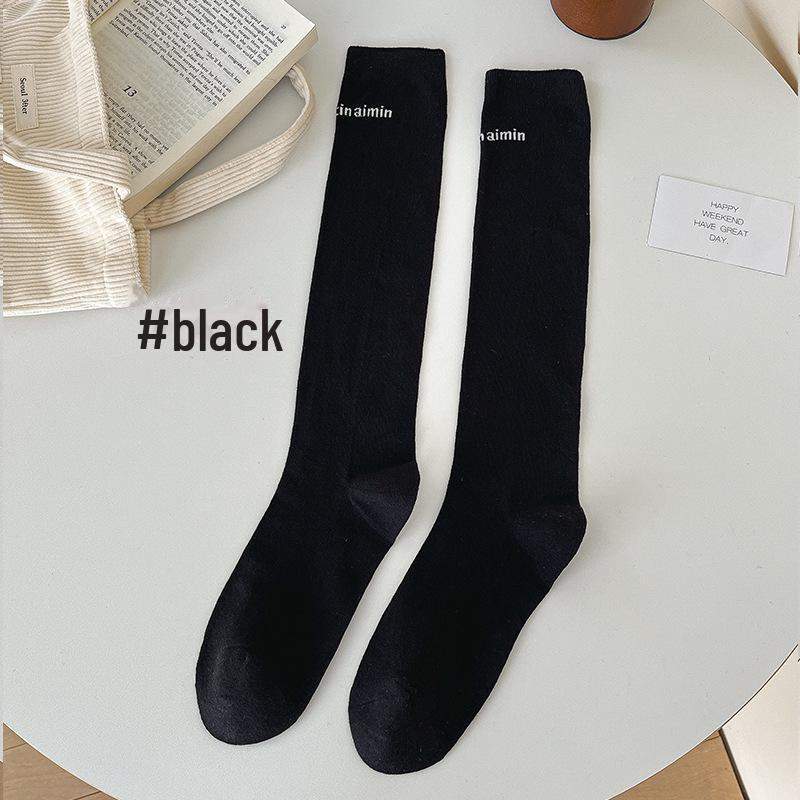 

Женские компрессионные носки из чистого хлопка длиной до колена и голени — весна-зима