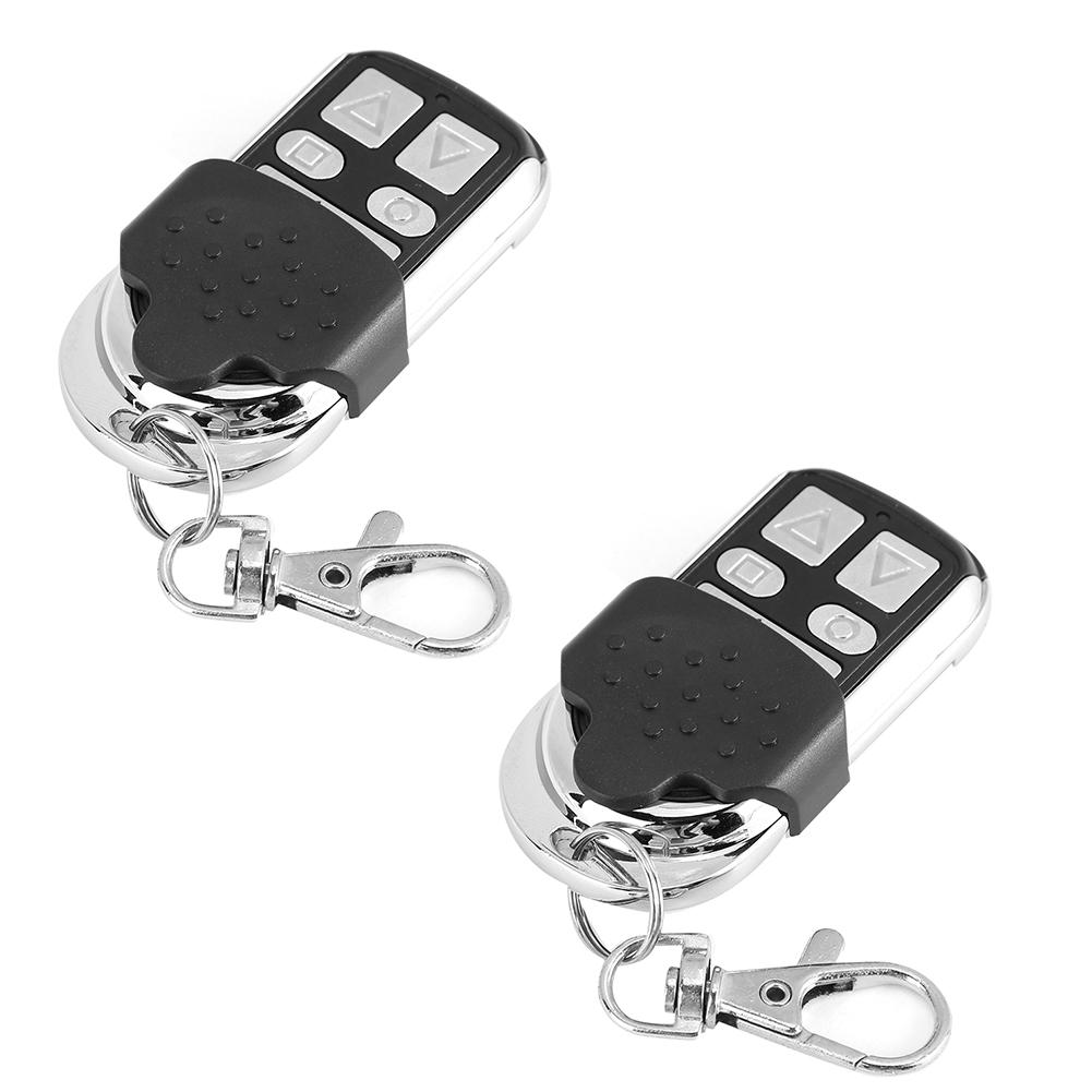 2Pcs KB109 Wireless Universal 4 Button Copy Code Security Remote Control for Gate Door Garage