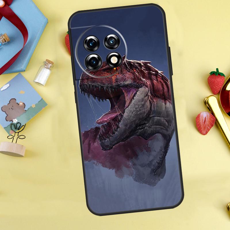Dragon Dinosaurs Case For OnePlus Nord 5 CE 2 3 4 Lite N20 N30 OnePlus 10T 12R 13R 13T 10 11 12 13 15 Cover