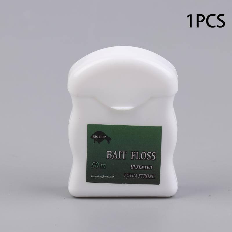 50M Carp Fishing Accessories Bait Floss Grips Pop Up Boilies Holder Chod Hair Ronnie Rig Method Feeder Fishing Tackle Terminal A1