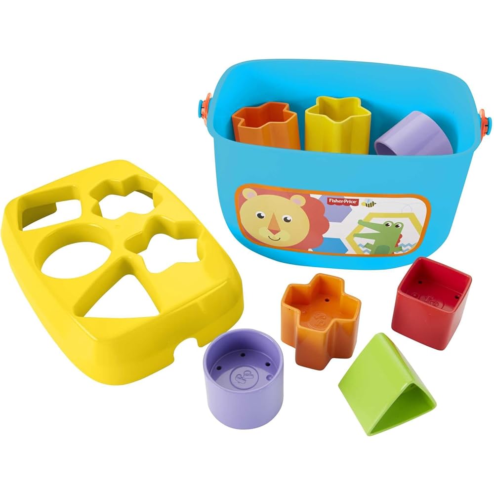 Fisher Price Infant Rainforest Block Set Educational Toy for Babies 6 Months and Up