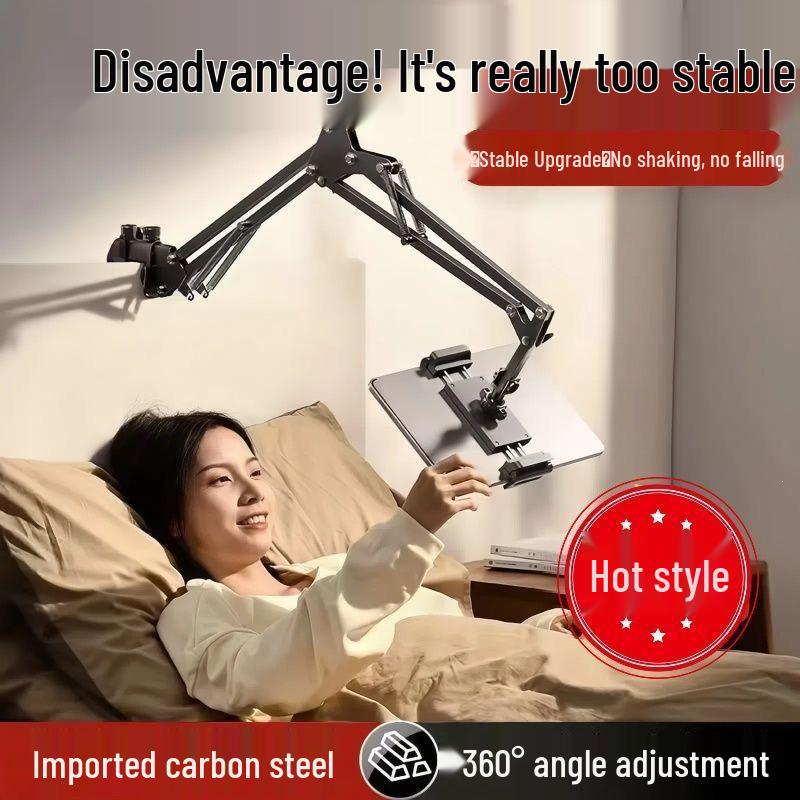 Universal Metal Bed & Desk Tablet Phone Holder for Overhead Viewing