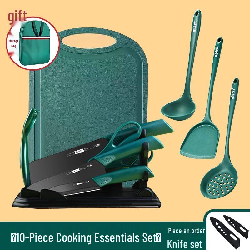 Outdoor Cooking Essentials Set: Picnic Knife, Camping Spatula & Storage Bag for Kitchenware & Vegetables